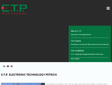 Tablet Screenshot of et-petrich.com